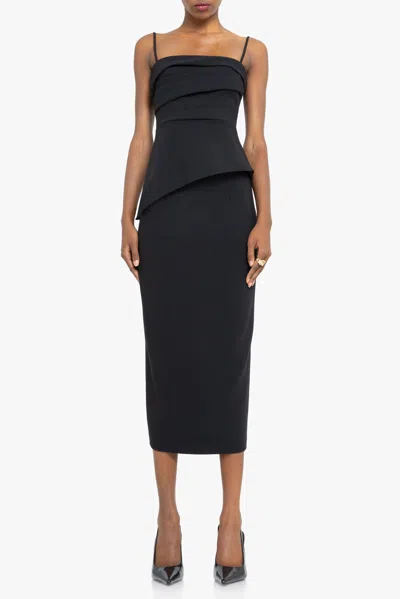 Black Halo Marla 2pc Midi Dress In Black