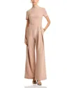 Black Halo Mayra Wide Leg Jumpsuit In Desert Sand
