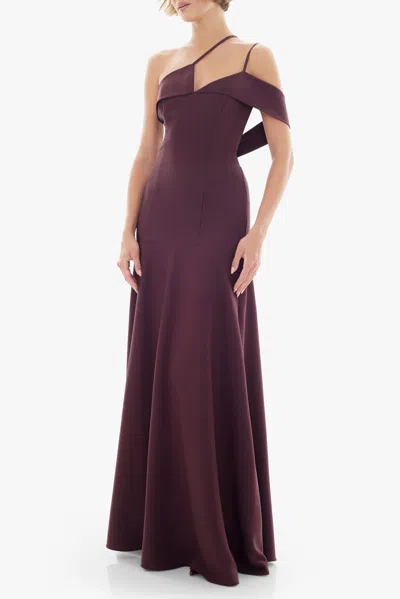 Black Halo Nairobi Gown In Brown
