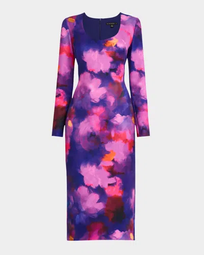 Black Halo Naylah Sheath Dress In Euphoric Harmony