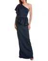 Black Halo Noble Gown In Blue