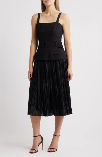 Black Halo Noemia Cocktail Dress In Raven Streaks
