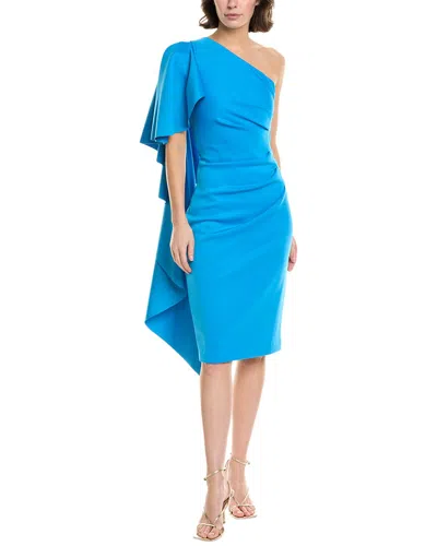 Black Halo Odella Cocktail Sheath Dress In Blue