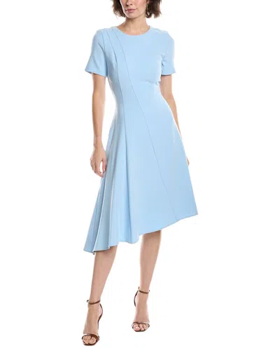 Black Halo Olcay Midi Dress In Blue