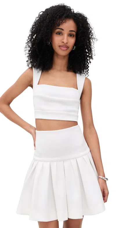 Black Halo Pamina 2 Piece Mini Dress Pearl In White