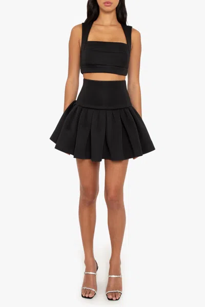 Black Halo Pamina 2 Piece Mini Dress Black
