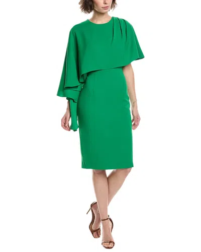 Black Halo Rayna Sheath Dress In Green