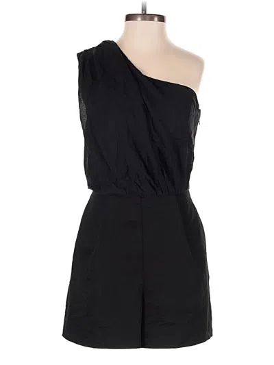 Pre-owned Black Halo Romper In Black