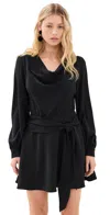Black Halo Russel Mini Dress Black In Black