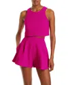 Black Halo Sanibel Sleeveless Top & Shorts In Vibrant Pink