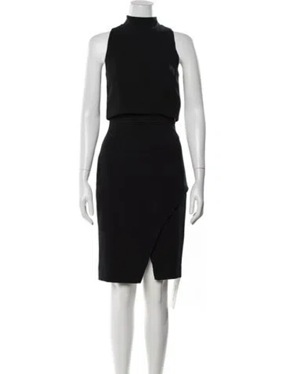 Pre-owned Black Halo Skirt Set In Black