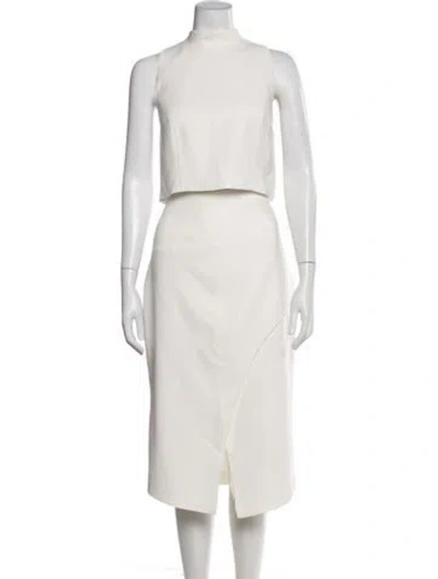 Pre-owned Black Halo Skirt Set In Neutral