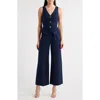 Black Halo Sloane Sleeveless Wide Leg Jumpsuit