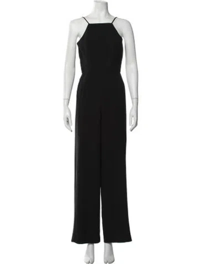 Pre-owned Black Halo Square Neckline Jumpsuit W/ Tags In Black