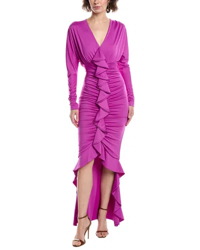 Black Halo Sweeney Maxi Dress In Purple