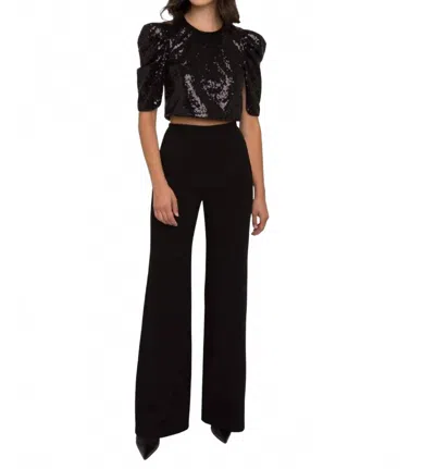 Black Halo Tressa Two Piece Jumpsuit In Night Sky Black In Multi
