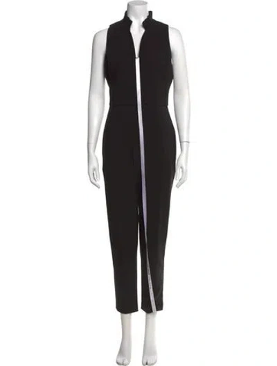 Pre-owned Black Halo V-neck Jumpsuit W/ Tags In Black