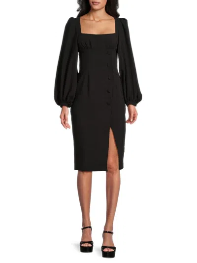 Black Halo Aileene Sheath Dress In Black