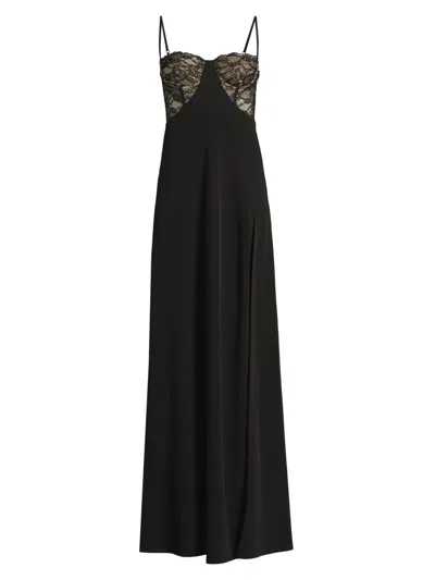 Black Halo Coressa Underwire Lace Inset Gown