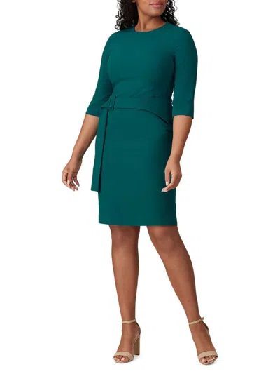Black Halo Women's Emma Sheath Dress In Green