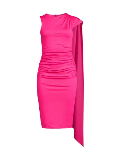 Black Halo Women's Enola Sheath Minidress In Fuschia Pop