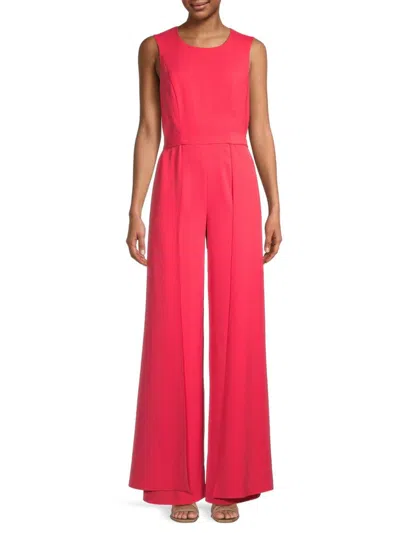 Black Halo Women's Eve Alistar Wide-leg Jumpsuit In Red