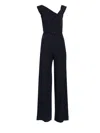 Black Halo Women's Jackie Asymmetric Belted Jumpsuit In Eclipse