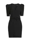 Black Halo Women's Maricopa Belted Dress In Black