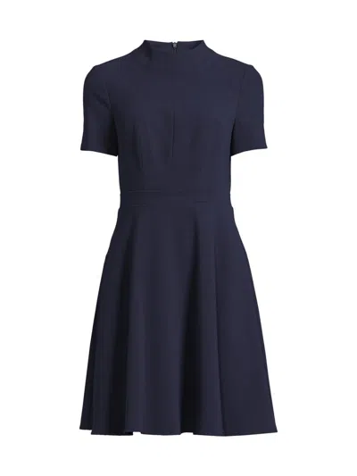 Black Halo Women's Mayra Fit & Flare Dress In Blue