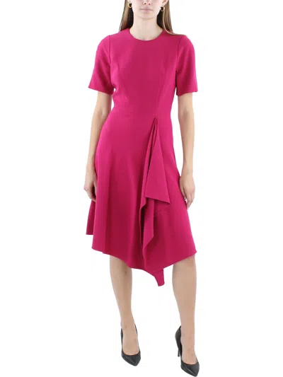 Black Halo Womens Dressy Asymmetric Cocktail And Party Dress In Pink