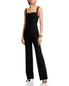 Black Halo Zorach Square Neck Jumpsuit In Black