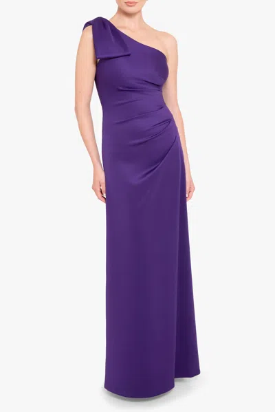 Black Halo Zyra Gown In Purple