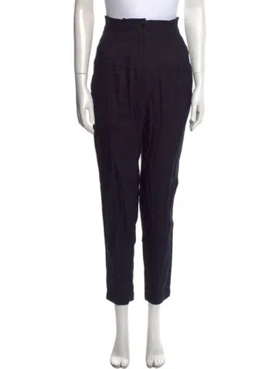 Pre-owned Black Iris Skinny Leg Pants In Blue