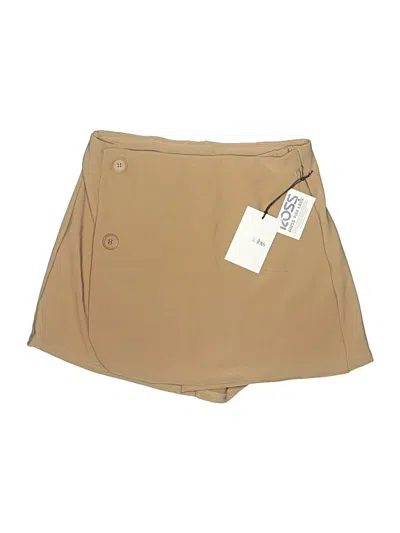 Black Iris Skort In Tan