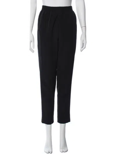 Pre-owned Black Iris Straight Leg Pants In Black