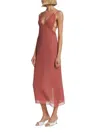 Black Iris Women's Joan Strappy-back Midi-dress