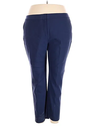 Pre-owned Black Label By Chico's Active Pants In Blue