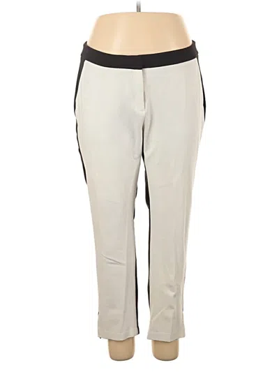Pre-owned Black Label By Chico's Active Pants In White
