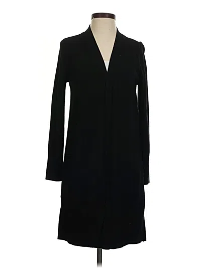 Pre-owned Black Label By Chico's Cardigan Sweater In Black