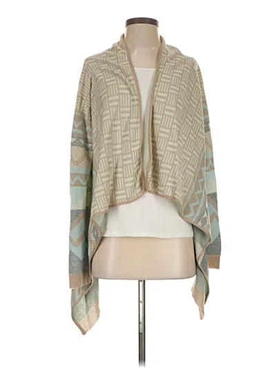 Pre-owned Black Label By Chico's Cardigan Sweater In Brown