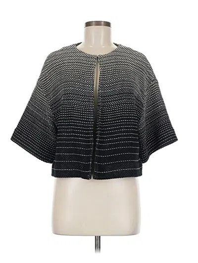 Pre-owned Black Label By Chico's Cardigan Sweater In Gray