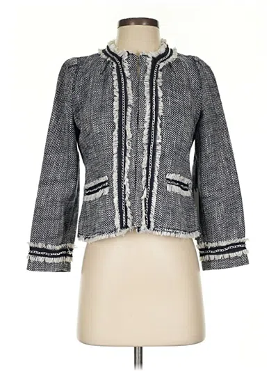 Pre-owned Black Label By Chico's Cardigan Sweater In Gray