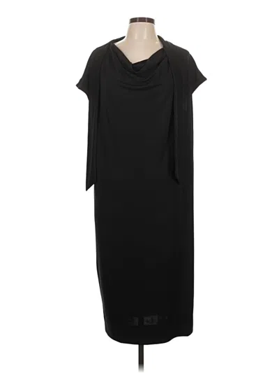 Pre-owned Black Label By Chico's Casual Dress In Black