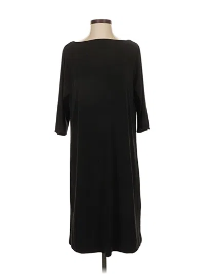 Pre-owned Black Label By Chico's Casual Dress In Black