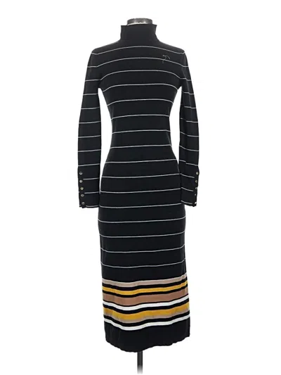 Pre-owned Black Label By Chico's Casual Dress In Black