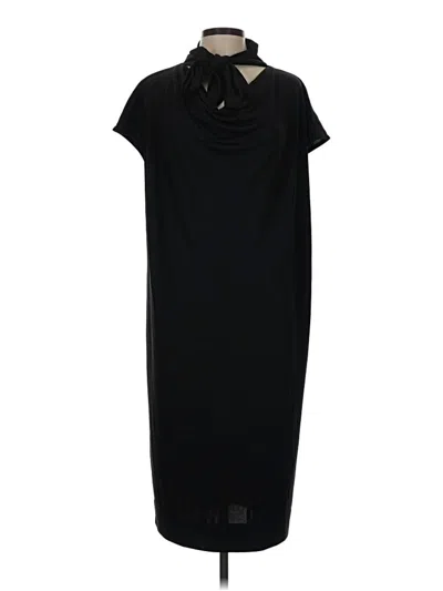 Pre-owned Black Label By Chico's Casual Dress In Black
