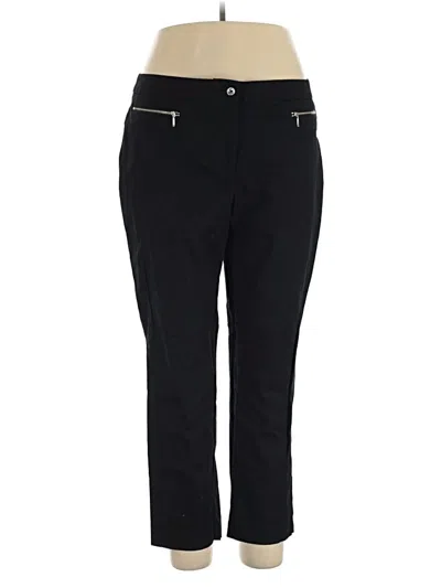 Pre-owned Black Label By Chico's Casual Pants In Black