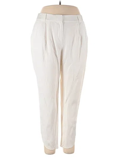 Pre-owned Black Label By Chico's Casual Pants In Ivory