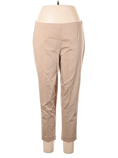 Pre-owned Black Label By Chico's Casual Pants In Ivory