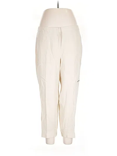 Pre-owned Black Label By Chico's Casual Pants In White